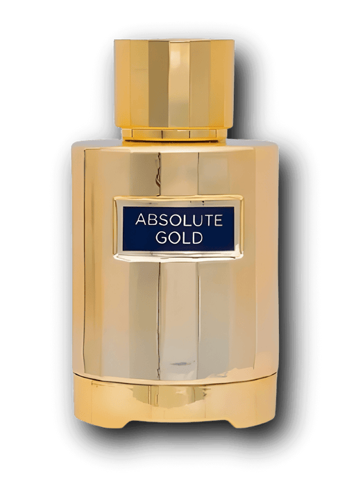 Absolute Gold från Fragrance World inspirerad av Gold Myrrh Absolute – varm och lyxig doft med svartpeppar, kakao och vanilj.