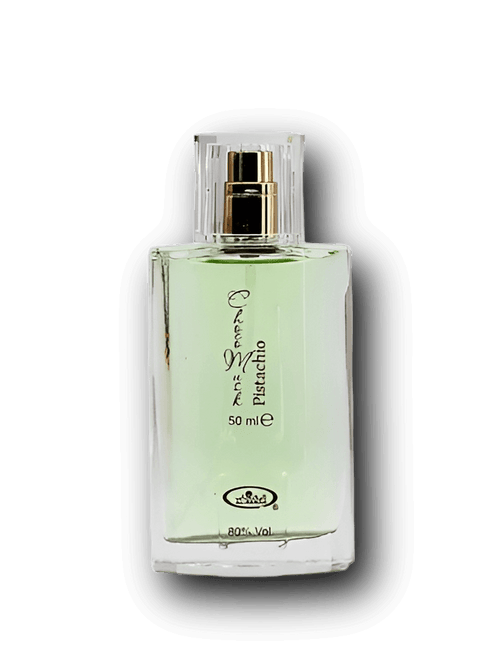 Al-Rehab Choco Musk Pistachio EdP 50ml med bergamott, kola, hallon, persika, mandel och vanilj