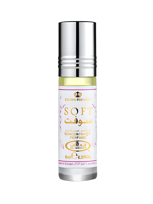 Al-Rehab Soft parfymolja 6ml med citrus, vanilj, karamell, vit mysk, orkidé och jasmin