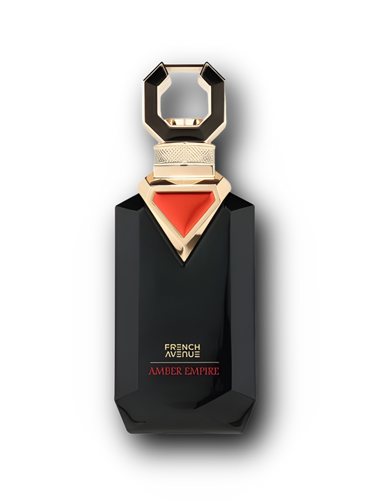 “French Avenue Amber Empire Eau de Parfum 100ml – elegant amberdoft med vanilj och träiga toner”