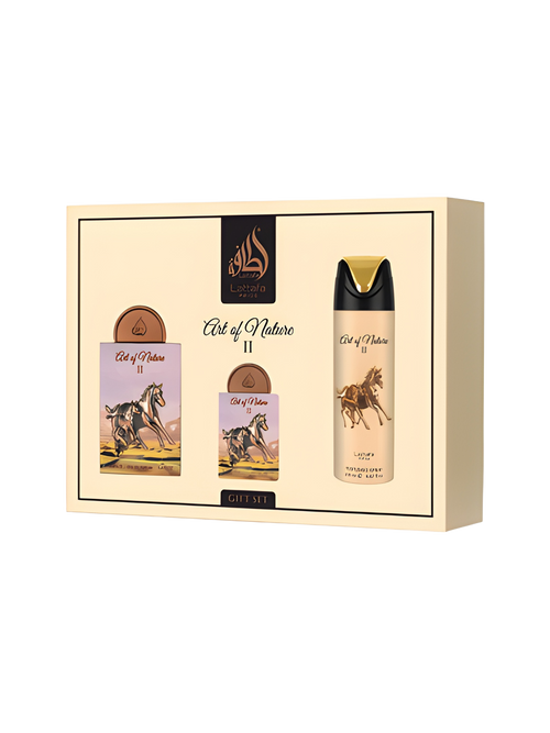 Art Of Nature II Gift Set från Lattafa Pride inspirerad av Althair med Eau de Parfum, resespray och deodoran