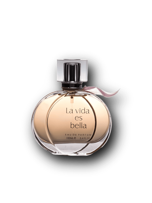 La Vida Es Belle från Fragrance World inspirerad av La Vie Est Belle – klassisk och feminin doft med svarta vinbär, iris och vanilj.