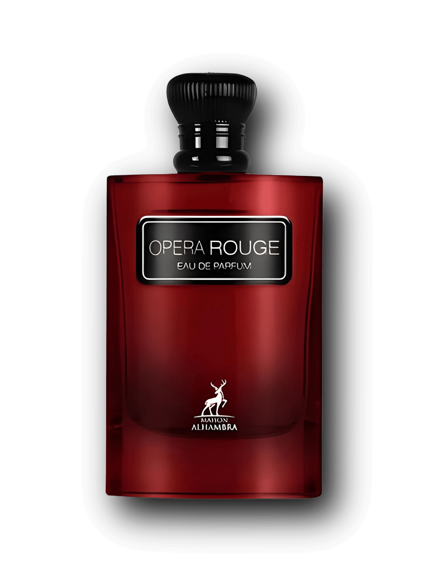 Maison Alhambra Opera Rouge EdP 100ml inspirerad av Black Opium Over Red med körsbär, mandarin, jasminte, kaffe, vanilj och patchouli